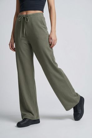 Only Schlupfhose ONLY ONLSAKURA LOOSE PULL UP PANTS WVN, Damen, Gr. XL, N-Gr, smokey olive, Web, Obermaterial: 55% Viskose, 45% Nylon, unifarben, loose fit