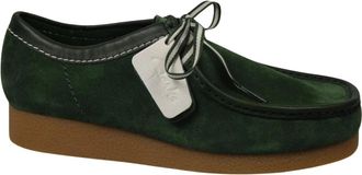 Clarks Schoenen, Heren, Groen, 42 EU, Su&egrave;de, Wallabee EVO