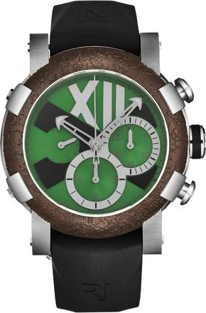 RJ Watches Titanic-Dna Chronograph Automatic Green Dial Mens Watch RJ.TI.CH.601.10
