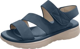 Generic Trekking Sandals Womens Black Open Shoes Comfortable Wide Feet Summer Shoes Non-Slip Lightweight Soft Hiking Sandals Outdoor Sports Platform Sandals f