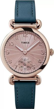 Timex Model 23 Rose Gold-Tone Leather Ladies Watch
