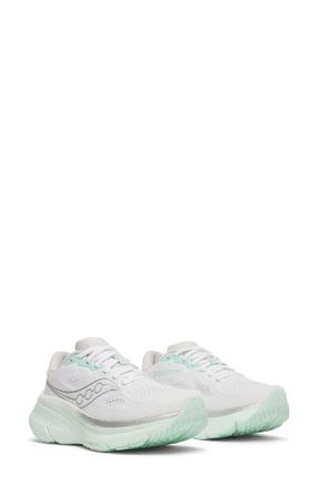 Saucony Guide 19 Running Shoe in White/Hush at Nordstrom, Size 11.5