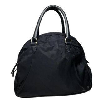 Jil Sander Pre-owned Stoffen Handtas - Dames - Pre-owned - Zwart - Maat: ONE Size