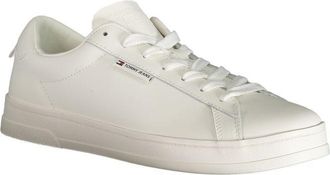 Tommy Hilfiger Leather Low-Top Sneaker - White