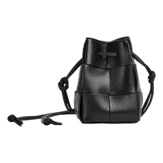 Bottega Veneta Cassette Bucket Bag Black 680217VCQC48425