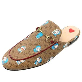 Gucci (WMNS) Gucci x Doraemon Princetown Slippers Neutral 655038-2TU10-8967