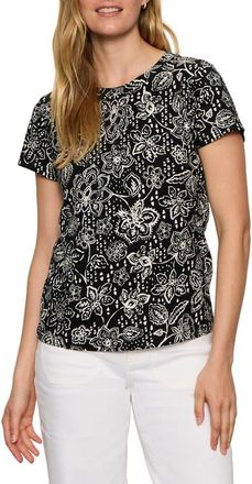 Sanctuary The Perfect T-Shirt in Desert Eclipse White at Nordstrom, Size Xx-Small