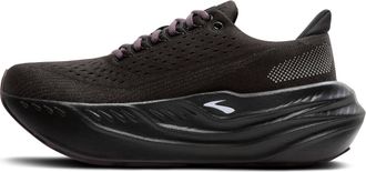 Brooks Womens Glycerin Max Running Shoes In Black/orchid Ice/grey