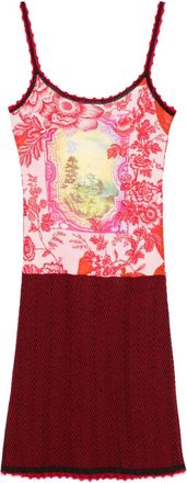 Christian Lacroix Abito a fiori anni 2000 - Rosa