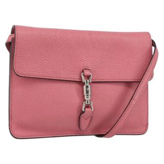 Gucci Pre-owned Cross Body Bags, female, Pink, Size: ONE SIZE Pre-owned Cross Body Bag
