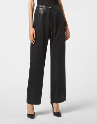 Philipp Plein Denim Broek Losjes Iconic Plein