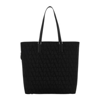 Valentino Garavani Toile Iconographe Shopping Bag - Heren - Shoppers - Zwart - ONE Size - Katoen - Tassen