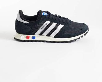 adidas Originals LA - Sneakers nere e argento-Nero