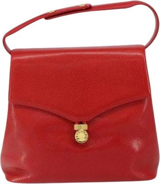 Givenchy Pre-owned Handbags, female, Red, Size: ONE SIZE Pre-owned Leather Shoulder Bag