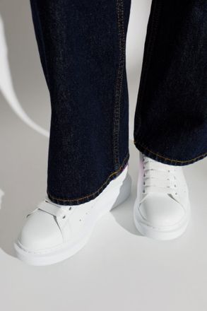 Alexander McQueen Sports Shoes With Logo, Womens, White