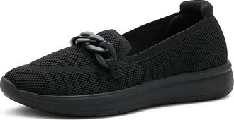 Clarks Ezrinn Cove Womens Flat Shoes Black/Black Textile : 7.5 B - Medium