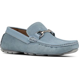 Donald J Pliner Textured Horsebit Loafer in Sky Blue at Nordstrom Rack, Size 10.5