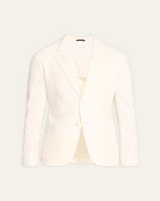 Giorgio Armani Mens Seersucker Suit Separate Jacket