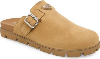 Prada Buckled Mule in Cannella at Nordstrom, Size 11.5Us