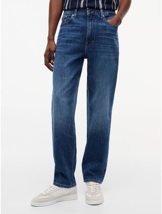 Tommy Hilfiger Mens Tommy Jeans Tapered Straight Jean - Blue - 30W x 34L