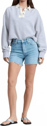 Rag & Bone Vintage Cut Off Short In Light Blue Denim