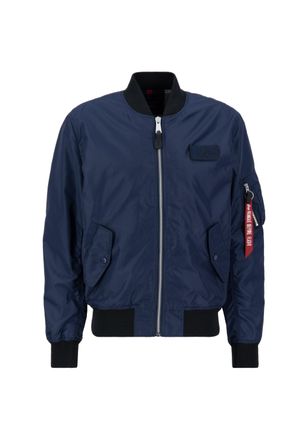 Alpha Industries Bomberjacke ALPHA INDUSTRIES MA-1 TTC Light, Herren, Gr. 3XL, blau (ultra navy), Obermaterial: 100% Nylon, Futter: 100% Nylon, Jacken Bomberjacke