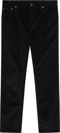 Burberry Corduroy broek - Heren - Slim Fit Broeken - Blauw - W32 - Katoen - Broeken