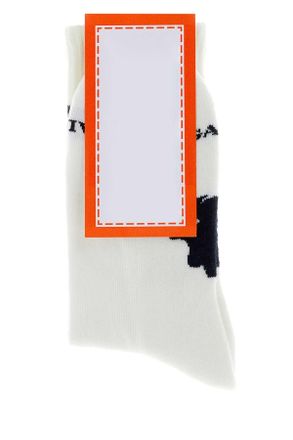 Gallo Mens White Stretch Cotton Blend Socks Rigablue Calze