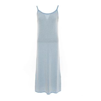 American Vintage Maxi Jurken - Dames - Casual kleedjes - Blauw - M - Kleedjes