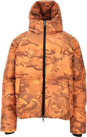 Cole Buxton Piumino con stampa camouflage - Arancione