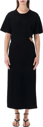 The Garment Madison Midi Jurk - Dames - Casual kleedjes - Zwart - XS - Kleedjes