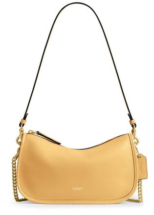 Coach Waverly Grained Leather Cross-body bag - Cream - One Size