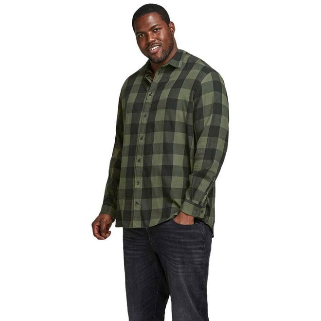 JACK & JONES Herren Langarm-Freizeithemd – Twill-Stoff, Lässiger Schnitt, Perfekt Für Casual-Outfits