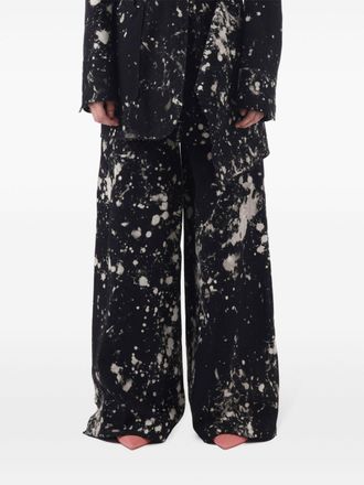 Jason Wu high-rise trousers - women - Cotton - 12 - Black