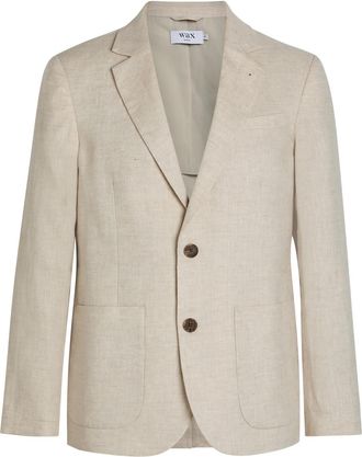 Wax London Fintry Linen Blazer - Beige - 56 (IT56 / Xxxl)