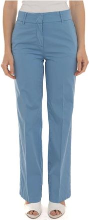 Harmont & Blaine Broeken, Dames, Blauw, S, Wijde broek