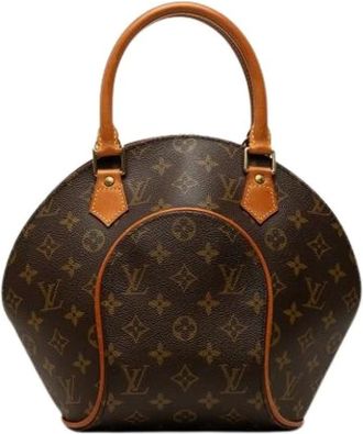 Louis Vuitton Pre-owned Ellipse PM - Dames - Pre-owned - Bruin - Maat: ONE Size Leer