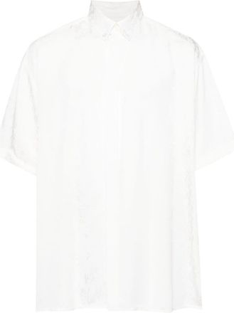 LGN Louis Gabriel Nouchi patterned-jacquard shirt - men - Acetate/Viscose - L - White