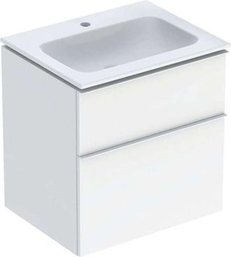 Keramag Keramag - Geberit Icon Set Mueble Lavabo Con Mueble Bajo Lavabo, 2 Cajones
