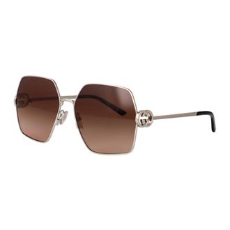Gucci Gg2163S Zonnebril - unisex - Accessoires - Grijs - Maat: 61 MM