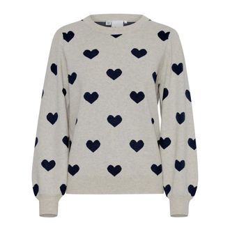 Ichi Maglieria - - Knitwear - Donna - Grigio - 2XL