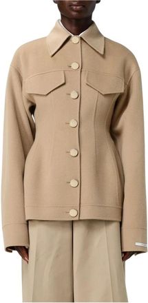 Sportmax Dames, Jassen, Bruin, Maat: 2XS