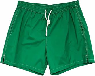 Fedeli Mens Madeira Airstop Swim Shorts Trunks In Bright Green