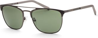 Calvin Klein Mens 55mm Matte Gunmetal Sunglasses
