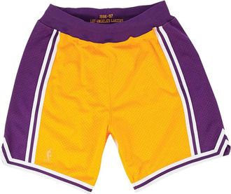 Mitchell & Ness Shorts da basket NBA Los Angeles Lakers Home 1996-97 - Giallo
