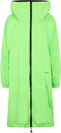 Red Valentino Lange Jas - Dames - Parka Jassen - Groen - M - Polyester - Jassen
