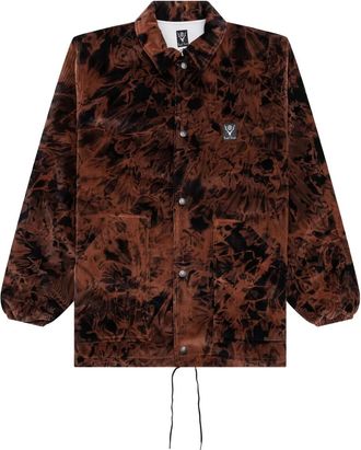 South2 West8 Giacca con fantasia tie dye - Arancione