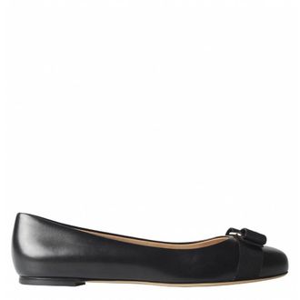 Ferragamo Varina Patent Ballet Flats, Size 11.5 C