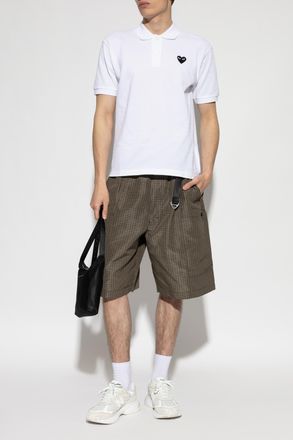 Comme Des Gar&ccedil;ons Comme Des Gar&ccedil;ons Play Polo With Patch, Mens, White