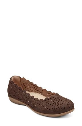 Earth Bria Flat in Dark Brown at Nordstrom, Size 8.5